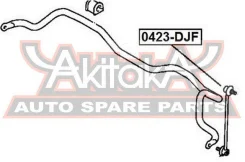 ���� ������������� �������� Mitsubishi Galant DJ, DM# 07/2006 - ASVA 0423-DJF 0423DJF ����