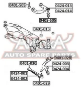 ����� �������� ������ ������ ����� ��� Mitsubishi/ Galant E5# E7# ASVA 0424002 0424002 ����