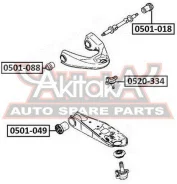 ����������� ��������� �������� ������ ������ Mazda Bongo Brawny SD/SK/SR 1990- ASVA 0501-018 0501018 ����