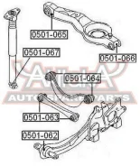 ����������� ������� ������� ����������� ������ ���������� FORD C-MAX CB3 2007- ASVA 0501-065 0501065 ����