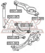 ����������� ������� ����������� ������ ������� FORD C-MAX CB3 2007- ASVA 0501-062 0501062 ����