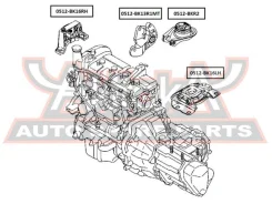 ������� ��������� ����� Mazda Mazda 3 BK 2003-2008 ASVA 0512-BK16LH 0512BK16LH ����