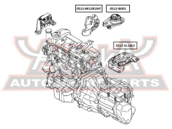 ������� ��������� ����� Mazda Mazda 3 BL 2009-2013 ASVA 0512-BL16LH 0512BL16LH ����