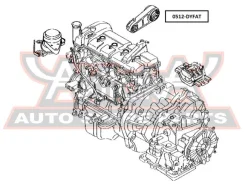 ������� ��������� ������ AT Mazda Demio DY3/DY5 2002-2007 ASVA 0512-Dyfat 0512DYFAT ����