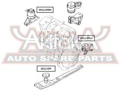 ������� ��������� ����� Mazda Tribute EP 2000-2007 ASVA 0512-EPLH 0512EPLH ����