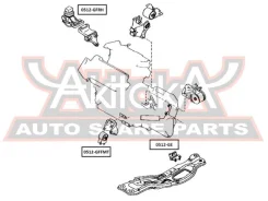 ������� ��������� �������� MT Mazda Mazda 626 GF 1997-2002 ASVA 0512-Gffmt 0512GFFMT ����