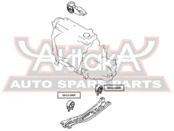 ������� ��������� �������� Mazda Demio DW3/DW5 1996-2002 ASVA 0512-DWF 0512DWF ����