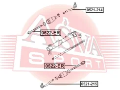 ���������� ������� ������ Mazda CX7/CX-9 ASVA 0521-215 0521215 ����