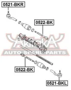 ���� ������� Mazda Mazda 3 / 5 ASVA 0522-BK 0522BK ����