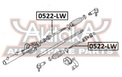 ���� ������� Mazda Mazda MPV LW 1999-2006 ASVA 0522-LW 0522LW ����
