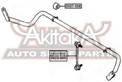 ���� ������������� �������� ����� Mazda Mazda : 6Mazda 6 GG/GY 2002- ASVA 0523-003 0523003 ����