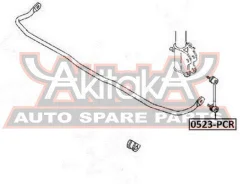 ���� ������������� ������ Mazda Mazda 323 BJ 1998-2000 Mazda Premacy CP 1999-2005 ASVA 0523-PCR 0523PCR ����