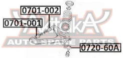 ����������� �������� ������� ������ Suzuki Suzuki Vitara SE413/SE416 1989-1998 ASVA 0701-001 0701001 ����