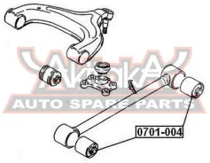 ����������� ������� ����������� ������ Suzuki Grand Vitara/Escudo SQ416/SQ420/SQ625 1998- ASVA 0701-004 0701004 ����