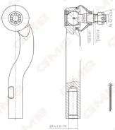 ���������� �������, ������ SE3761R TO Celsior UCF1# 89-94, Crown 170 99-, Aristo JZS16 97- GMB 07010151 07010151 ����
