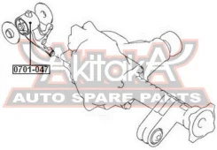 ����������� �������� ������� ������������� Suzuki Grand Vitara/Escudo JB416/JB420/JB627 2006- ASVA 0701-047 0701047 ����