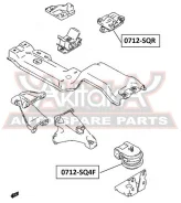 ������� ��������� �������� Suzuki Suzuki Grand Vitara/Escudo SQ416/SQ420/SQ625 1998-2006 ASVA 0712-SQ4F 0712SQ4F ����