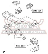 ������� ��������� ������ Suzuki Suzuki Grand Vitara/Escudo SQ416/SQ420/SQ625 1998-2006 ASVA 0712-SQR 0712SQR ����