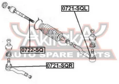 ���������� ������� ������ Suzuki Suzuki Grand Vitara 98-05 ASVA 0721-SQR 0721SQR ����
