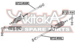 ���� ������� ������ Suzuki SX4 2006- ASVA 0722-RWR 0722RWR ����