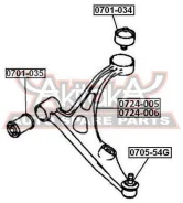����� �������� ����� Suzuki Suzuki : Liana 01- ASVA 0724-006 0724006 ����