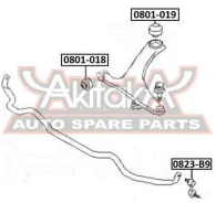 ����������� ��������� ������ ������ Subaru B9 Tribeca W10 2004- ASVA 0801-019 0801019 ����