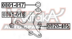 ����������� ��������� ������ ������ Subaru Impreza 2007 ASVA 0801-017 0801017 ����