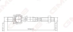 ���� ������� Honda Accord 98 - 02 GMB 08050380 08050380 ����