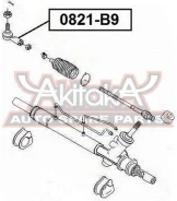 ���������� ������� Subaru B9 Tribeca W10 2004- ASVA 0821-B9 0821B9 ����