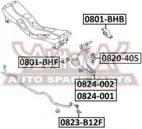 ����� �������� ������ ����� Subaru Subaru Legacy Impreza Forester ASVA 0824-002 0824002 ����