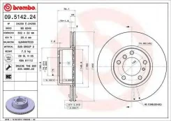 ���� ��������� Standard ����� BMW 5 E34 520 i 24V 09.1989 - 09.1995 BMW 5 E34 525 i 24V 09.1989 - 09.1995 Brembo 09514224 09514224 ����
