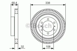 ���� ��������� ������, Toyota LAND Cruiser Prado J150 / Lexus GX II Bosch 0986479A65 0986479A65 ����