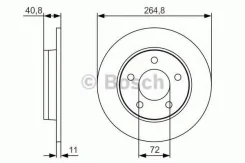 ���� ����. ���. [265x11] 5 ���. Mazda 3 : [BK] 07.2003 Bosch 0986479S50 0986479S50 ����
