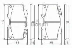 ������� ����. ���. Toyota Hilux 2.5-3.0 11.01- Bosch 0986494497 0986494497 ����