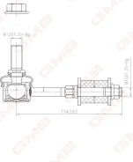 ������ �������������, ������ CLM19 MI SpaceGear 94- GMB 10040405 10040405 ����
