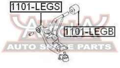 ����������� ��������� ������ ������ Daewoo Leganza KLAV 1997-2003 ASVA 1101-LEGB 1101LEGB ����