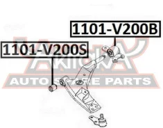 ����������� �������� ��������� ������ Chevrolet Chevrolet Epica V250 2007- ASVA 1101-V200S 1101V200S ����