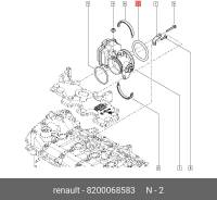 ��������� ������� ����������� �������� Renault [8200068583] 8200068583 ����