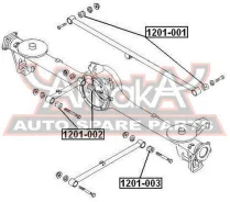 ����������� ������ ���������� ���� KIA KIA Sportage 1998-2003 ASVA 1201-002 1201002 ����
