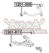 ����������� ��������� �������� ������ KIA KIA Sorento 2002-2009 ASVA 1201-009 1201009 ����