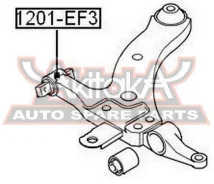 ����������� ��������� ������� ������ �������� ��������� Hyundai Grandeur EB 1998-2005 ASVA 1201-EF3 1201EF3 ����