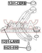 ����������� ��������� ������ ������ KIA Spectra 2004- ASVA 1201-CERB 1201CERB ����
