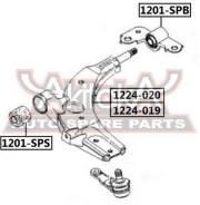 ����������� ��������� ������ �������� KIA Mentor FB 1996-1999 ASVA 1201-SPS 1201SPS ����
