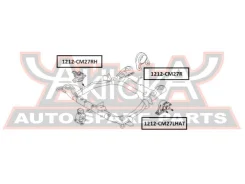������� ��������� ������ Hyundai Hyundai Santa FE 2006-2012 ASVA 1212-CM27RH 1212CM27RH ����