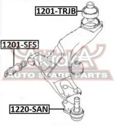 ����� ������� ������ ��������� ������ Hyundai Hyundai Centennial 2000- Hyundai Santa FE 2000- ASVA 1220-SAN 1220SAN ����