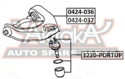 ����� ������� ������� Hyundai Hyundai H100 AU Truck 1997- Mitsubishi Delica P05W/P15W/P25W/P35W 1989-1999 Mitsubishi L300 P15V 1986- ASVA 1220-Portup...