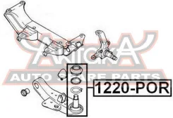 ����� ������� ������� ������ Hyundai Hyundai H100 AU Truck 1997- Hyundai Porter H-100 2004- ASVA 1220-POR 1220POR ����