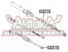 ���� ������� Hyundai Tucson JM 2004- ASVA 1222-TS 1222TS ����