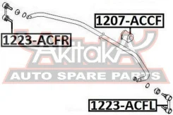 ���� ������������� �������� ������ Hyundai Accent/Verna 1999- Matrix/Lavita 2001- Hyundai Accent/Verna 1999- Hyundai Matrix/Lavita 2001- ASVA 1223-ACF...