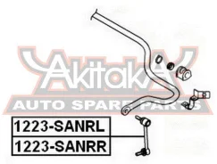���� ������������� ������ ������ Hyundai Hyundai Santa FE 2000- ASVA 1223-Sanrr 1223SANRR ����